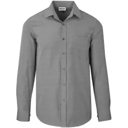 Mens Long Sleeve Northampton Shirt Black Front